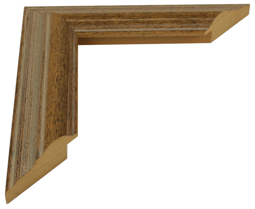 01-112 - Antiqued Walnut, 1 ½", Solid Wood Moulding