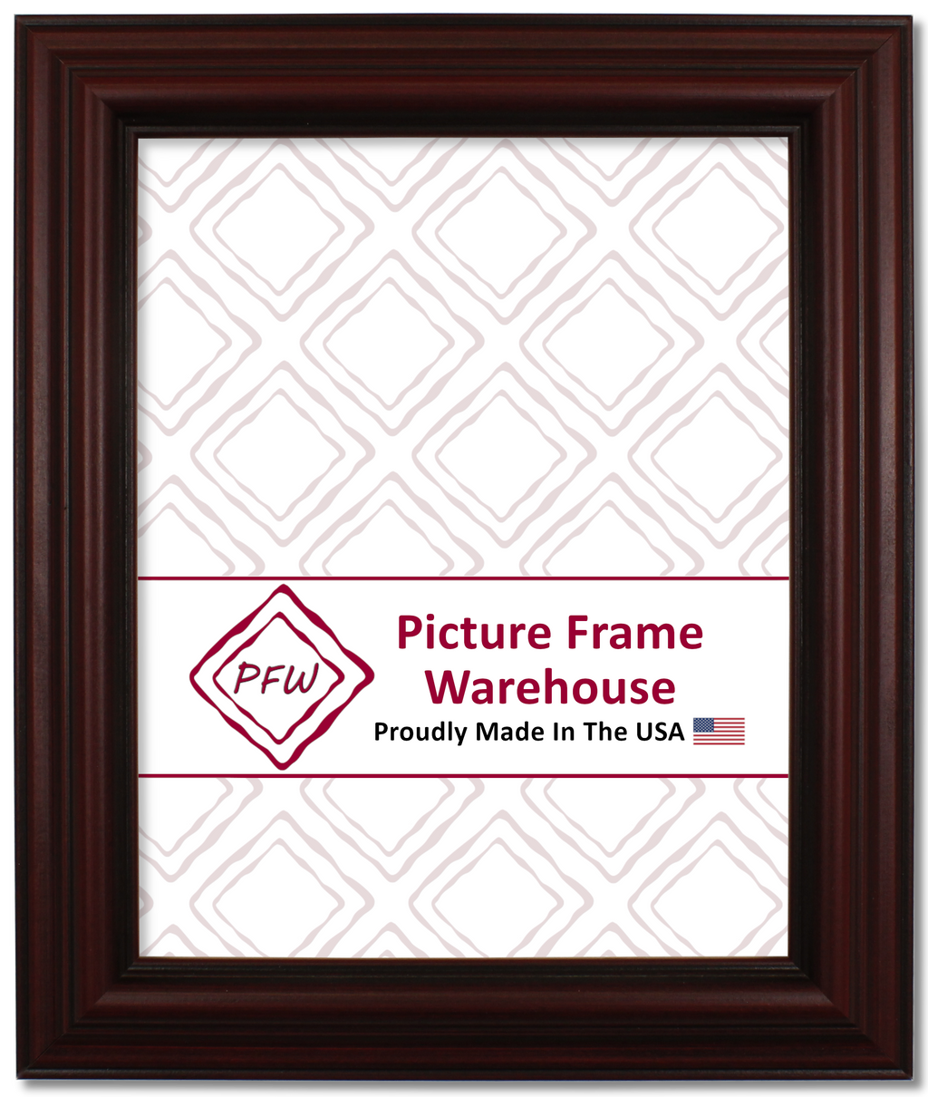 01-225 - Mahogany, 1 ½", Solid Wood Ready-Made Frame