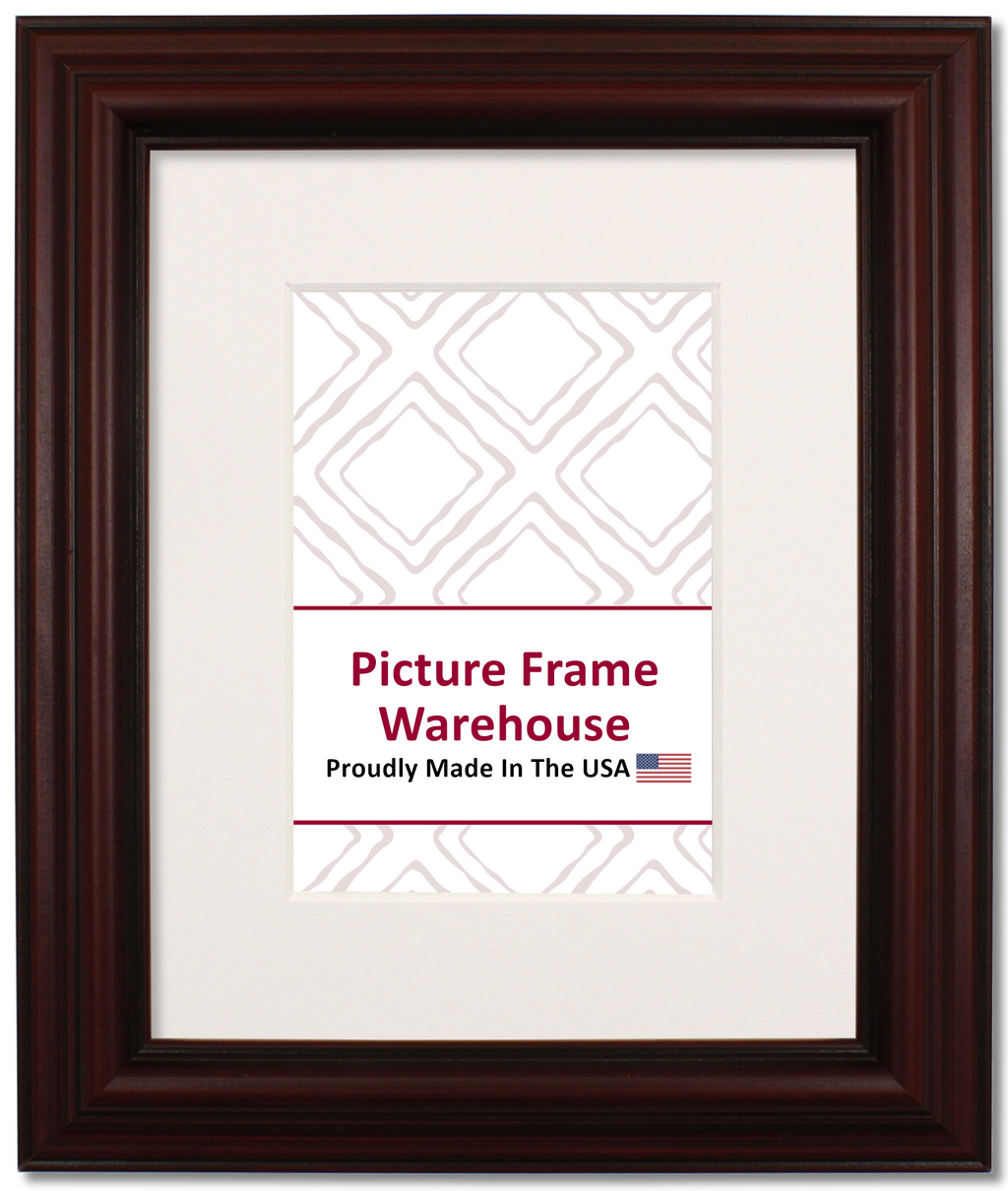01-225 - Mahogany, 1 ½", Solid Wood Ready-Made Frame