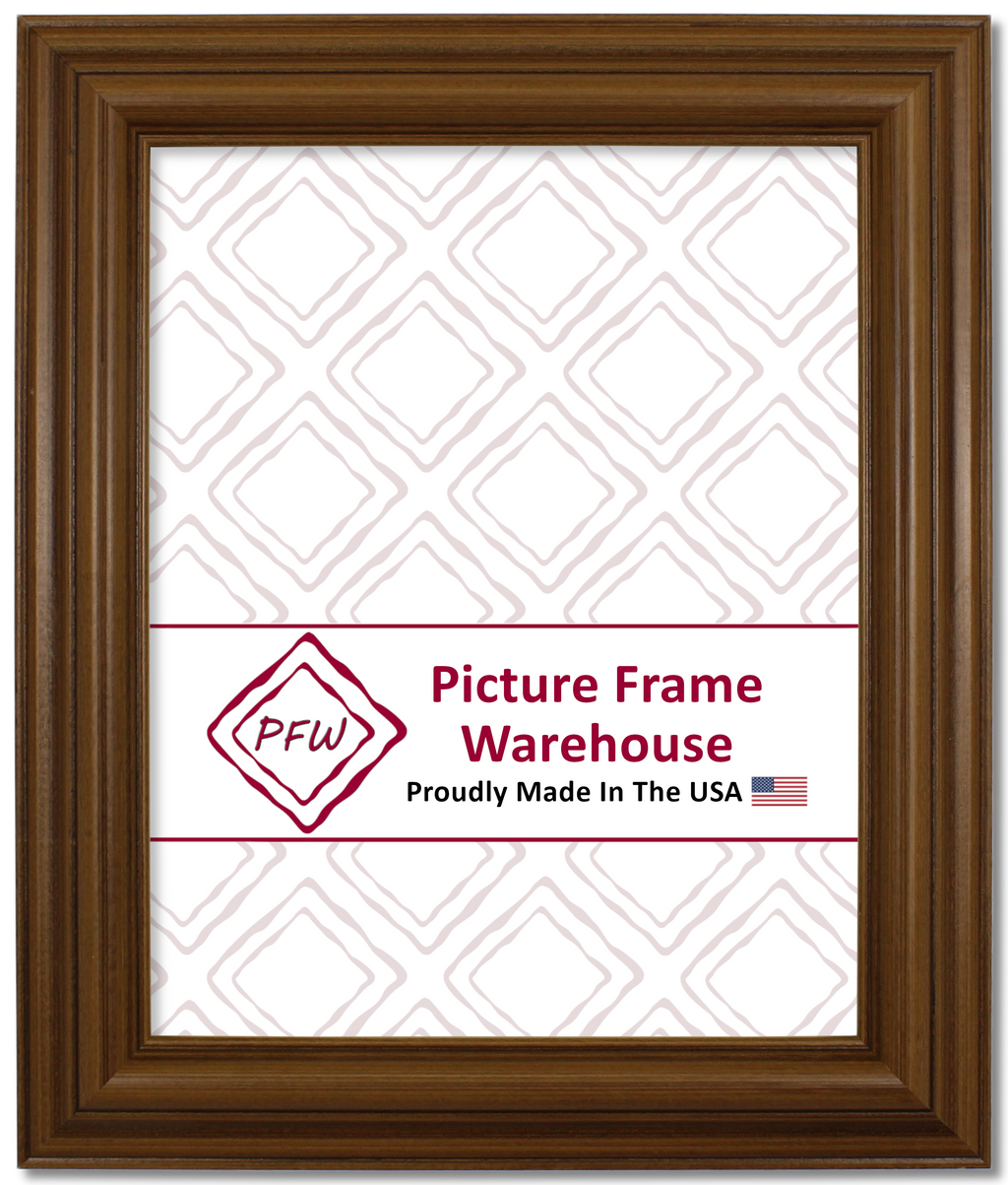 01-325 - Pecan, 1 ½", Solid Wood Ready-Made Frame