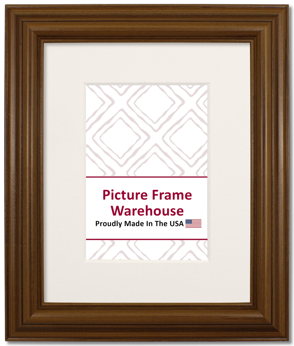 01-325 - Pecan, 1 ½", Solid Wood Ready-Made Frame