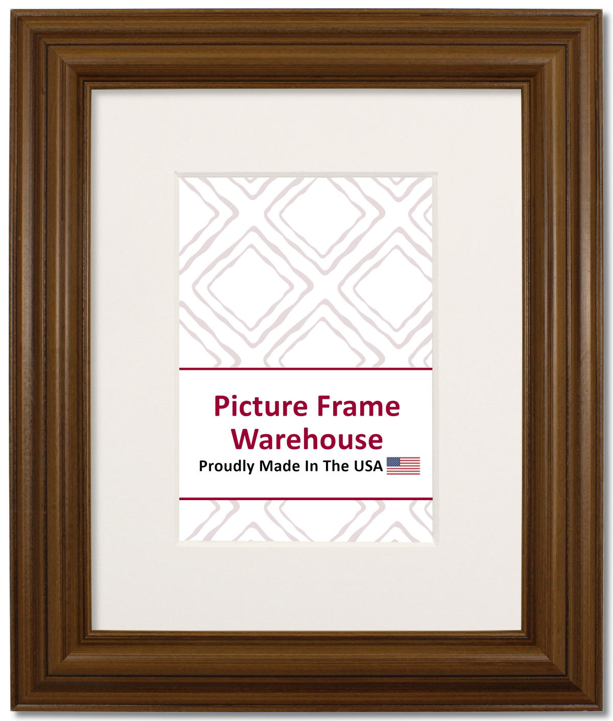 01-325 - Pecan, 1 ½", Solid Wood Ready-Made Frame