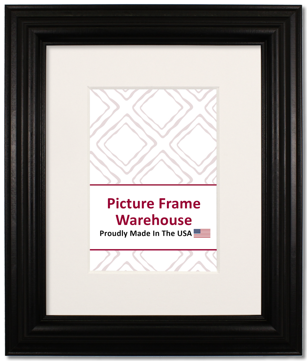 01-550 - Black, 1 ½", Solid Wood Ready-Made Frame