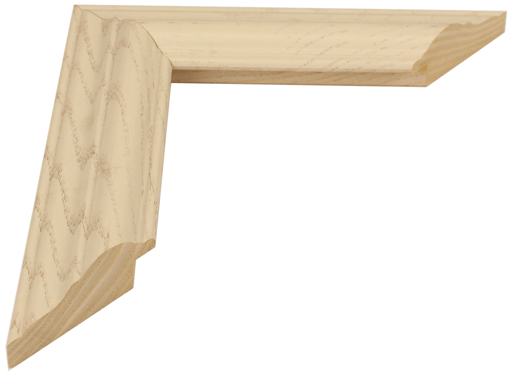 1-01-1025 - White Wash, 1 ½", Solid Hardwood Ready-Made Frame