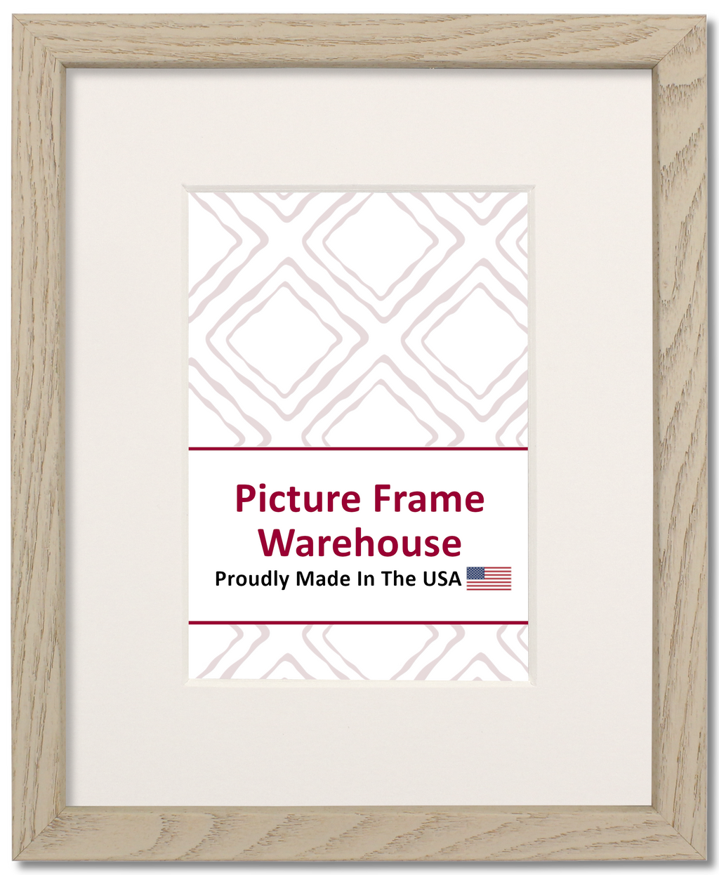 1-419-1025 - White Wash, ¹¹⁄₁₆", Solid Hardwood Ready-Made Frame