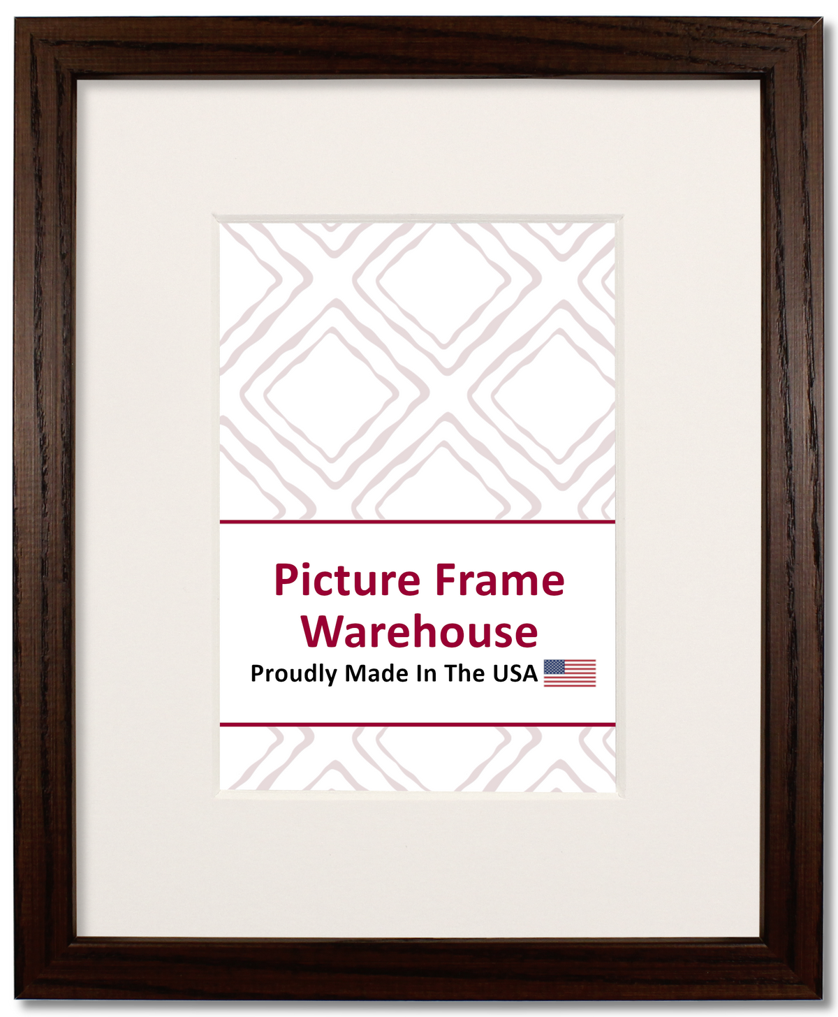 1-419-1060 - Walnut, ¹¹⁄₁₆", Solid Hardwood Ready-Made Frame