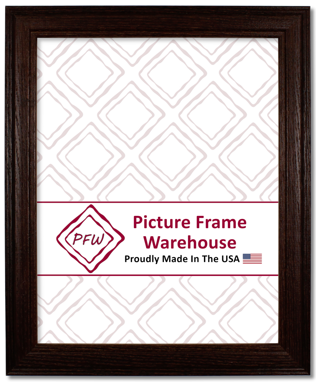 1-420-1060 - Walnut, 1", Solid Hardwood Ready-Made Frame