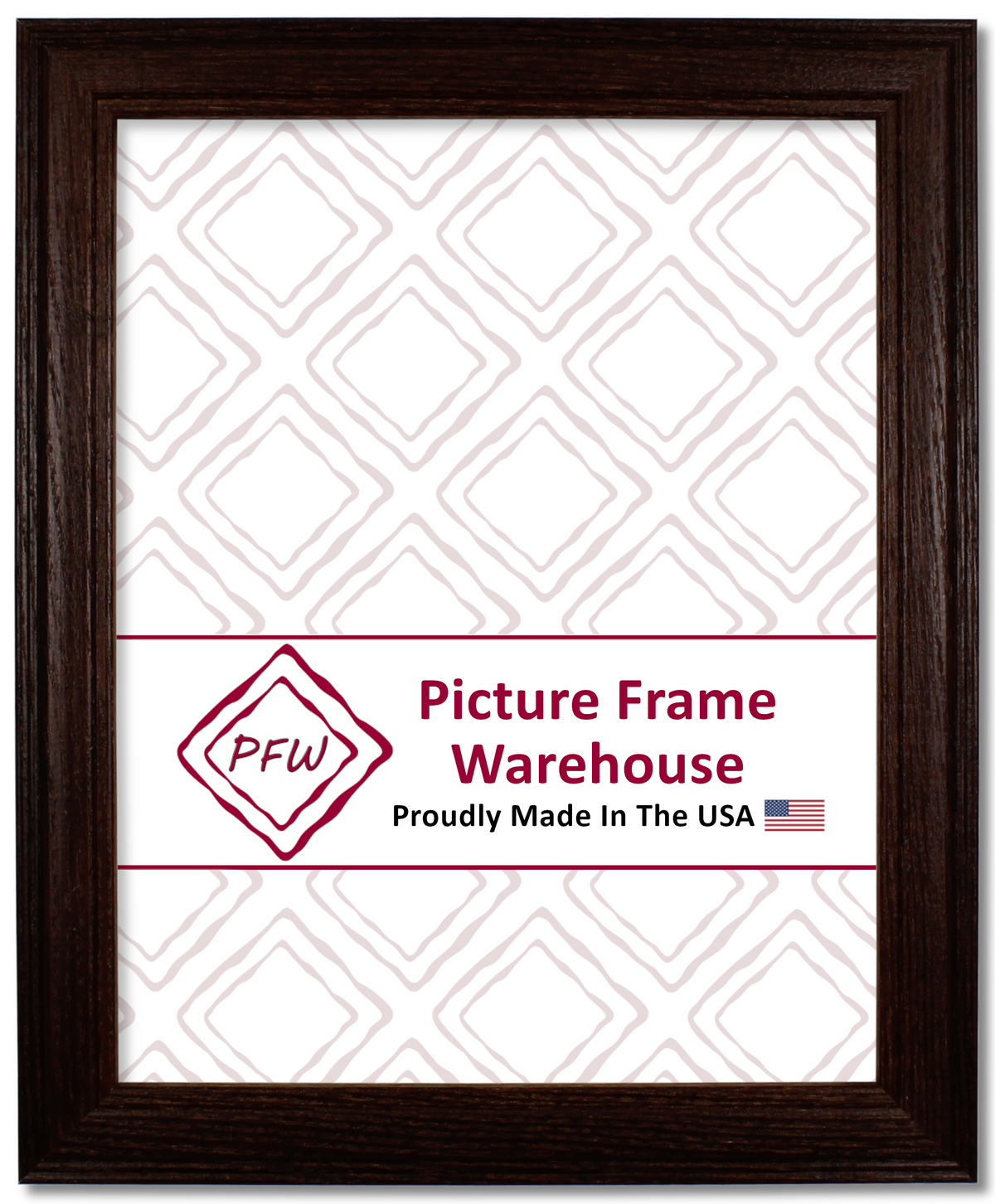 1-420-1060 - Walnut, 1", Solid Hardwood Ready-Made Frame