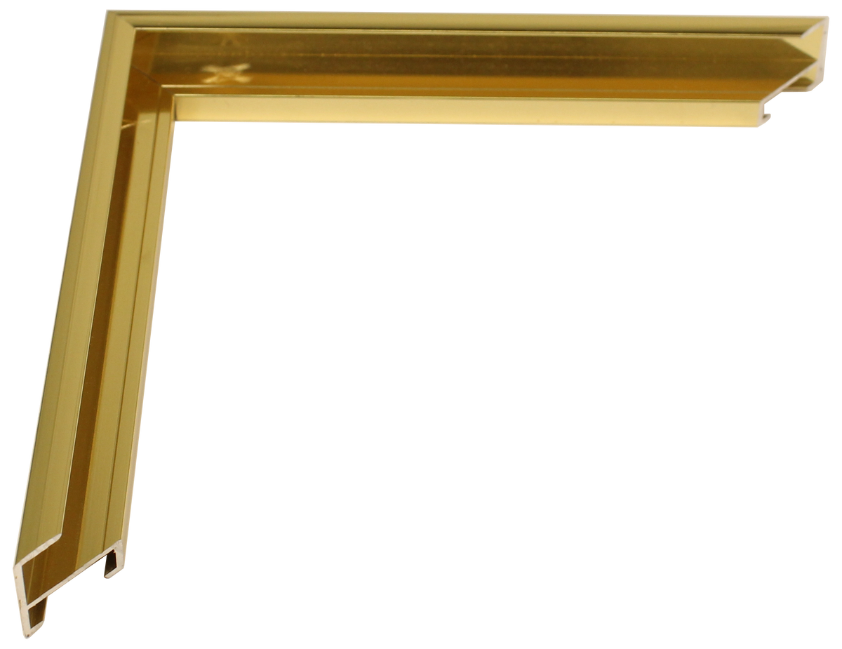1100-32 - Lustrous Gold, ¼", Metal Ready-Made Frame