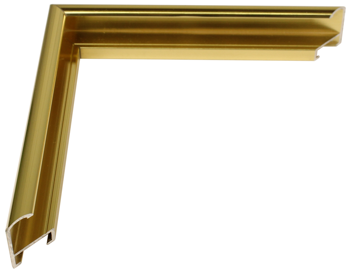 1500-32 - Lustrous Gold, ⅜", Metal Ready-Made Frame