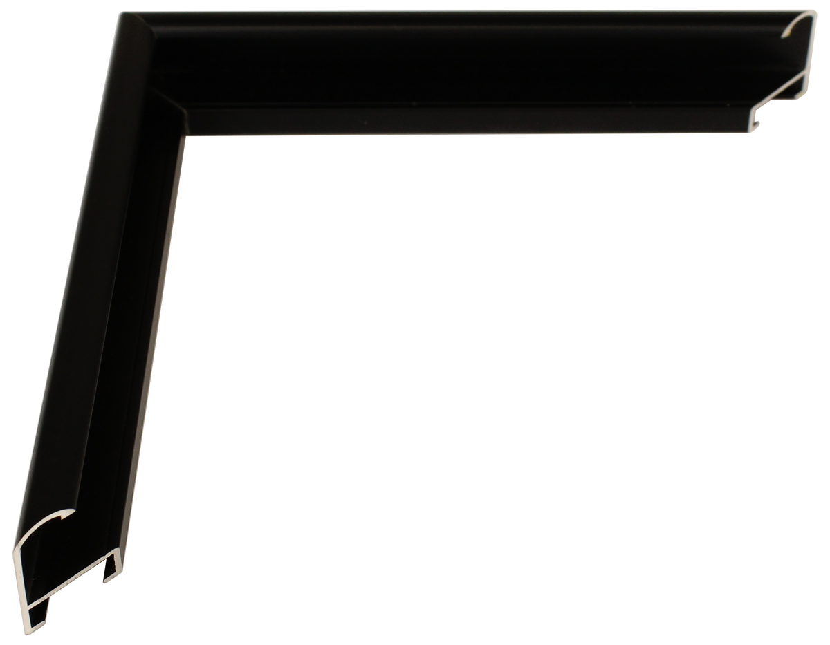 1500-35 - Frosted Black, ⅜", Metal Ready-Made Frame