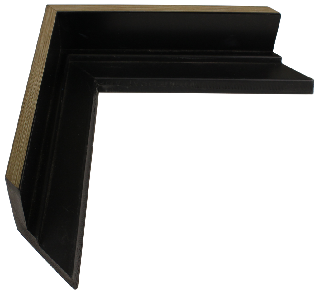 1608 - Antiqued Silver, ⅜", Poly Floater Moulding