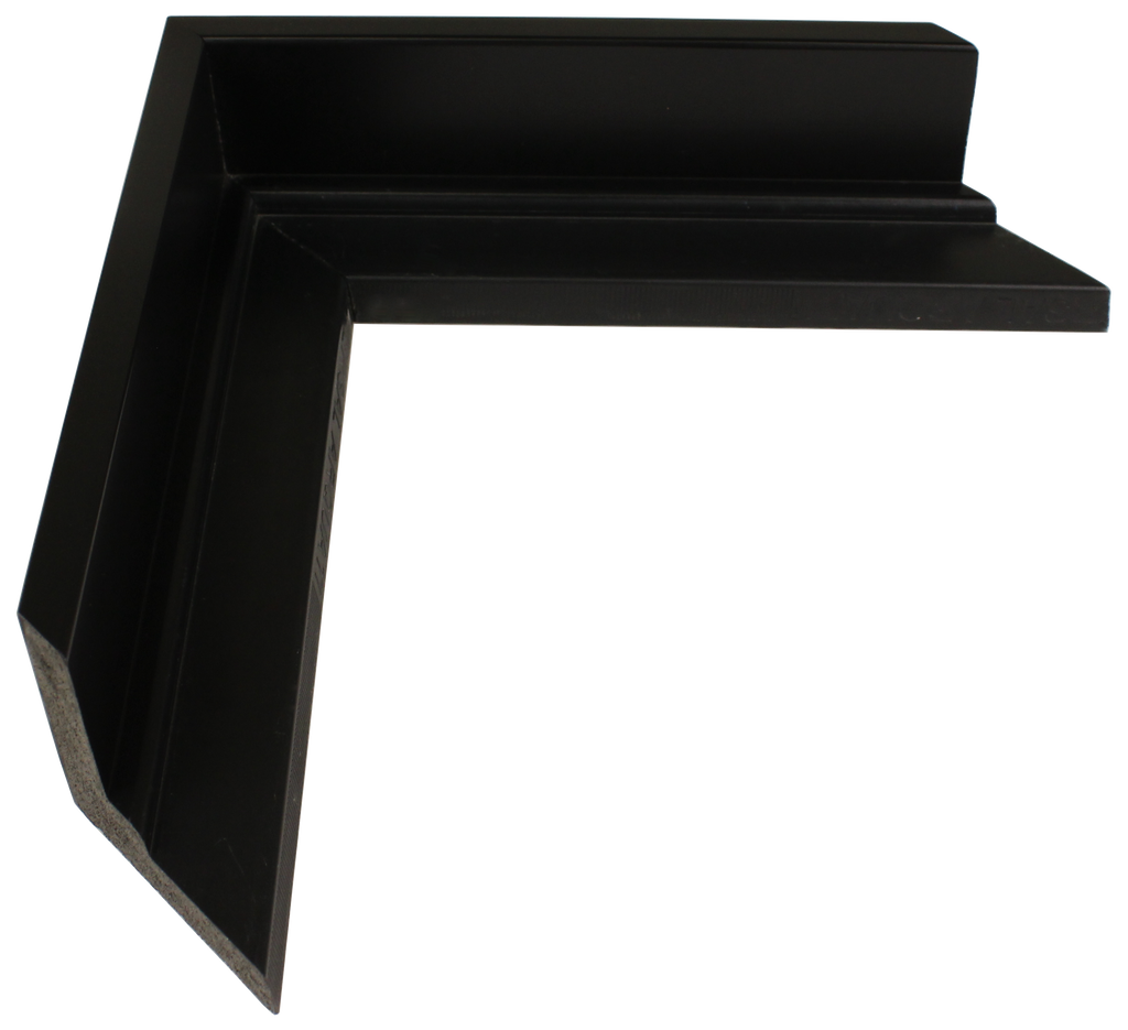 1610 - Black, ⅜", Poly Ready-Made Floater Frame