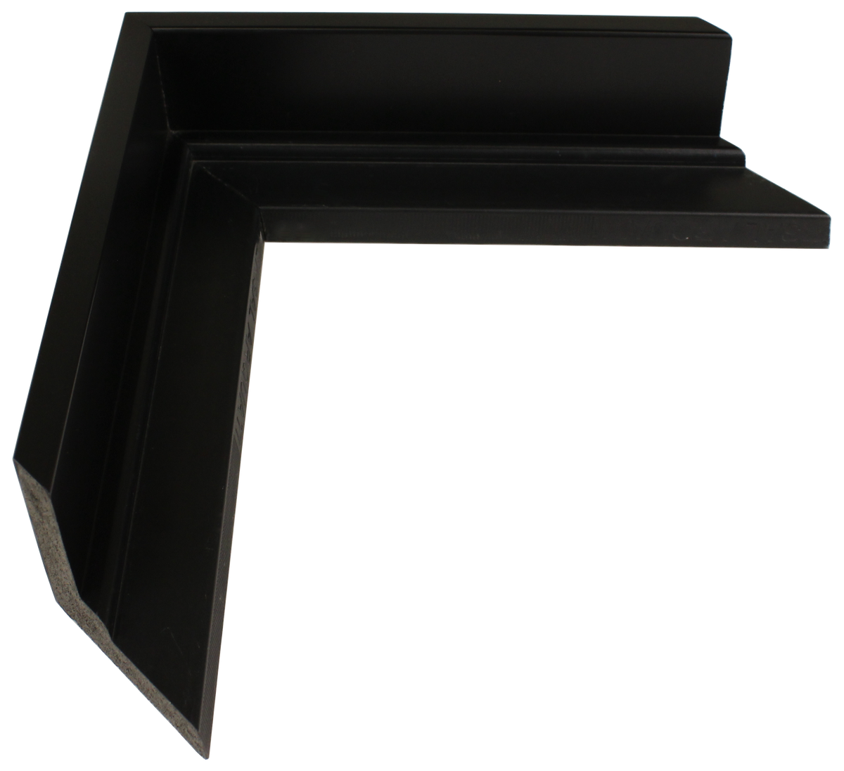 1610 - Black, ⅜", Poly Floater Moulding
