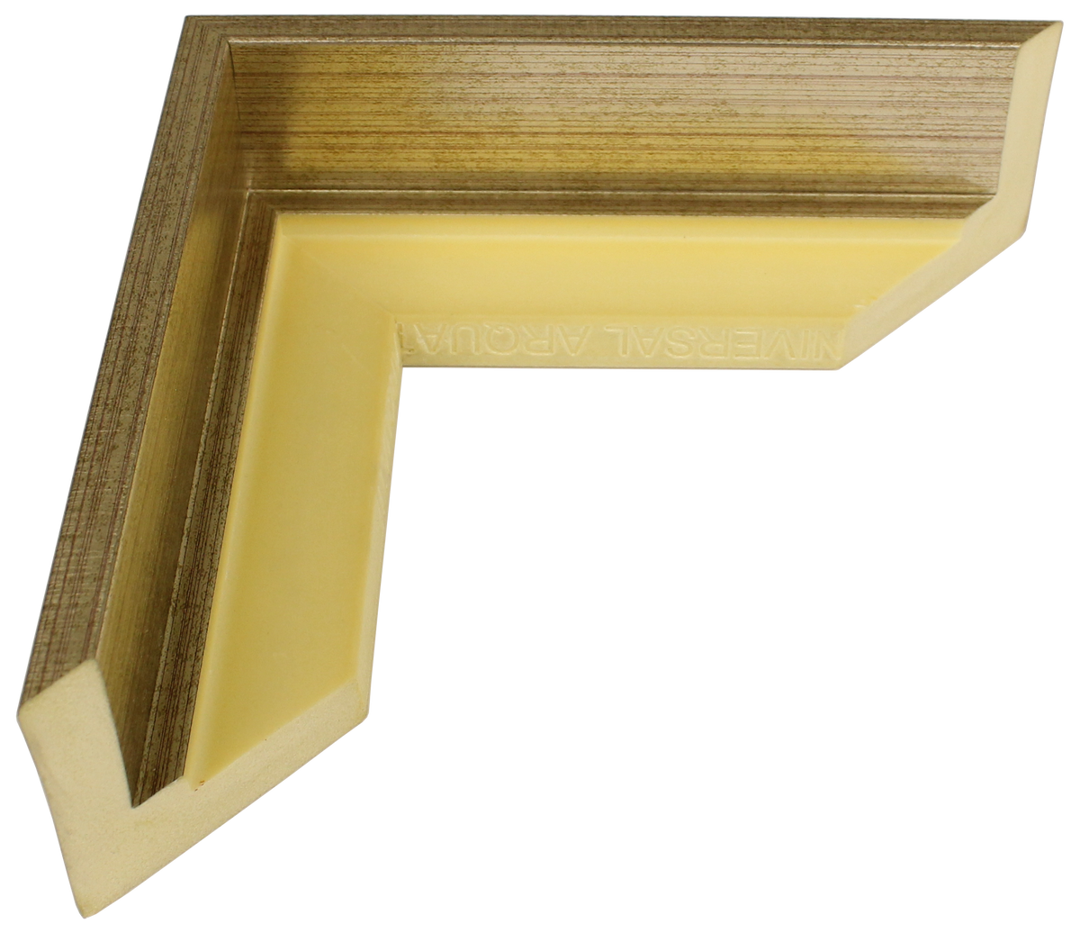 1636 - Antiqued Champagne Gold, ⅜", Poly Floater Moulding