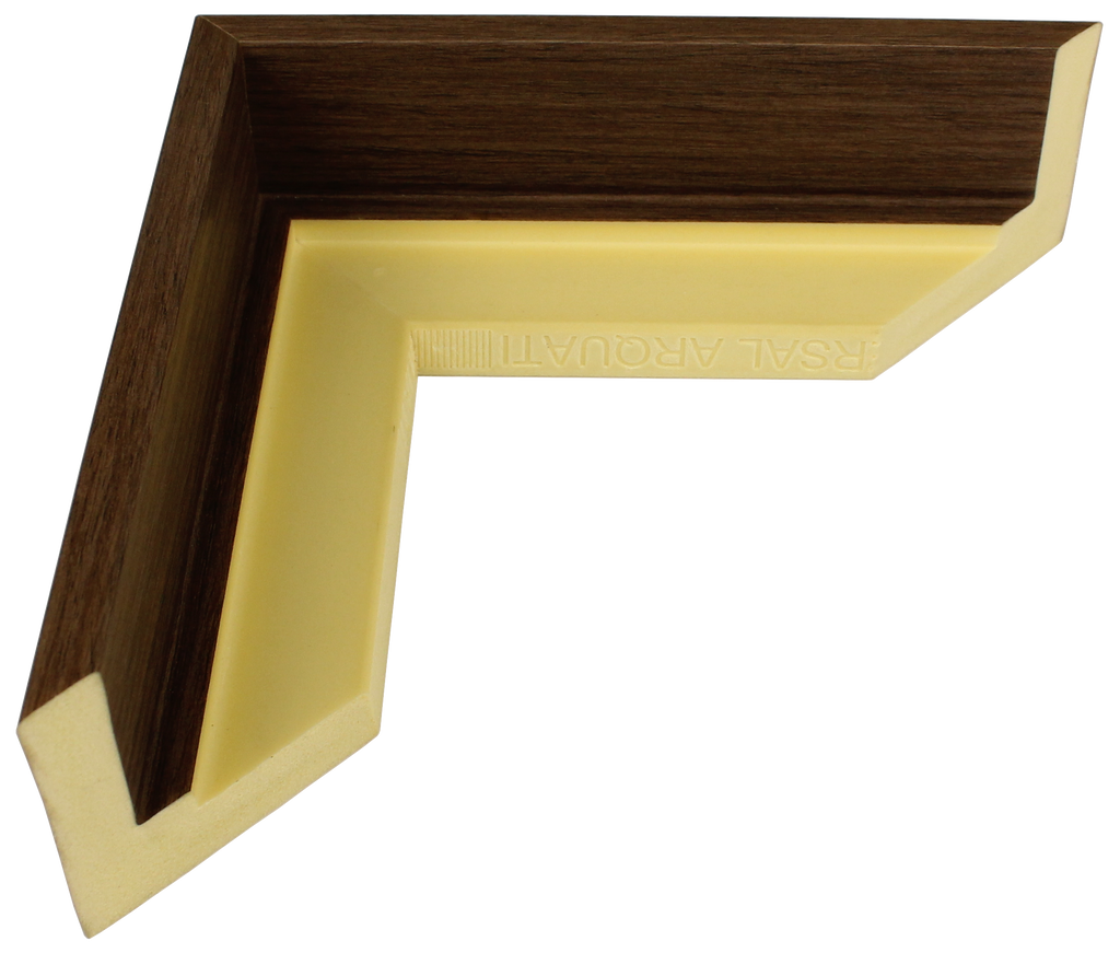 1655 - Walnut, ⅜", Poly Ready-Made Floater Frame