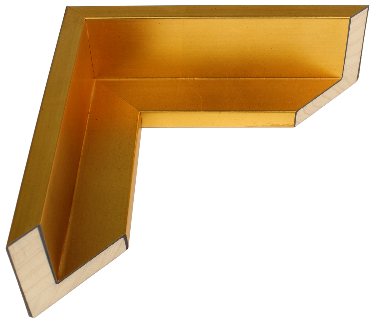 1707 - Antiqued Gold, ⅜", Wood Floater Moulding