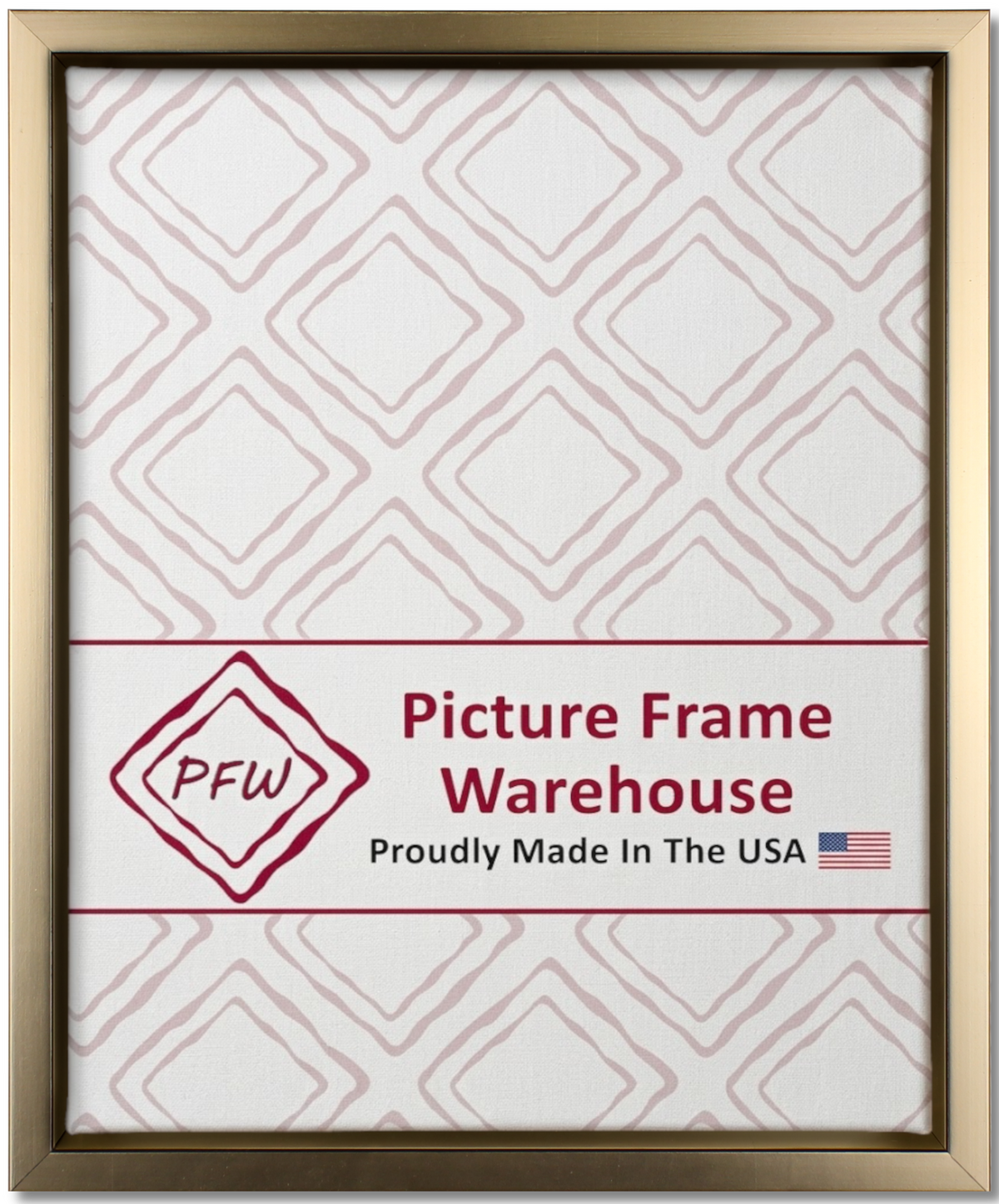 1708 - Antiqued Silver, ⅜", Wood Ready-Made Floater Frame