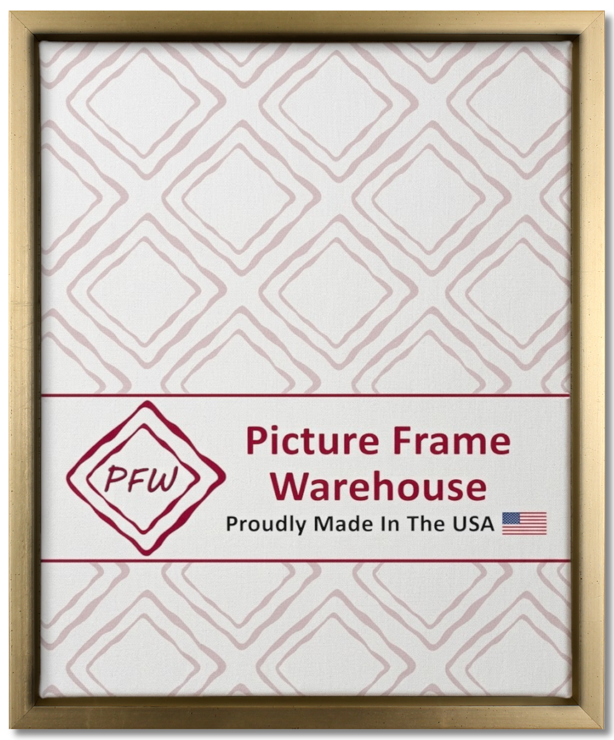 1808 - Antiqued Silver, ⅜", Wood Ready-Made Floater Frame