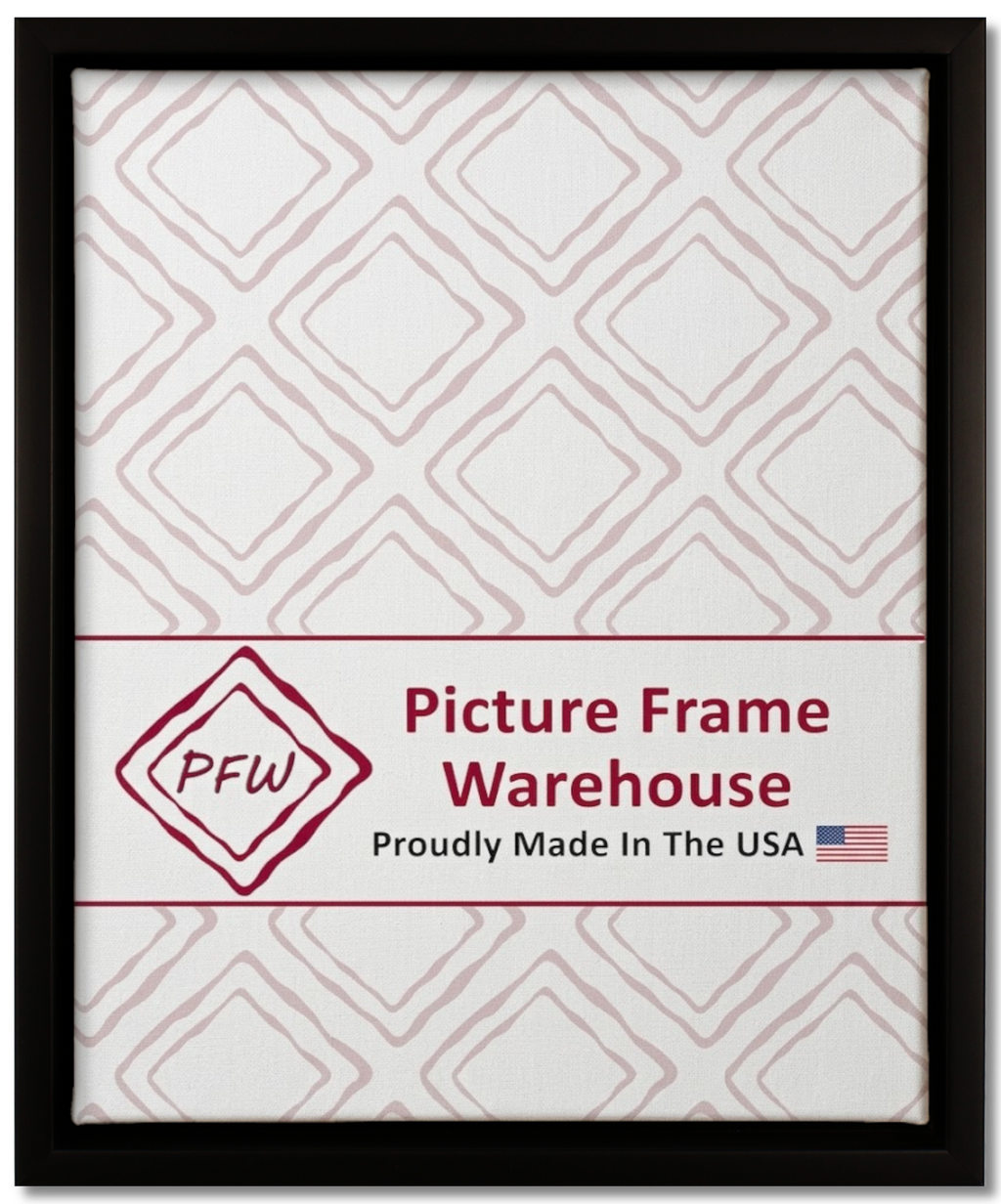 1810 - Black, ⅜", Wood Ready-Made Floater Frame