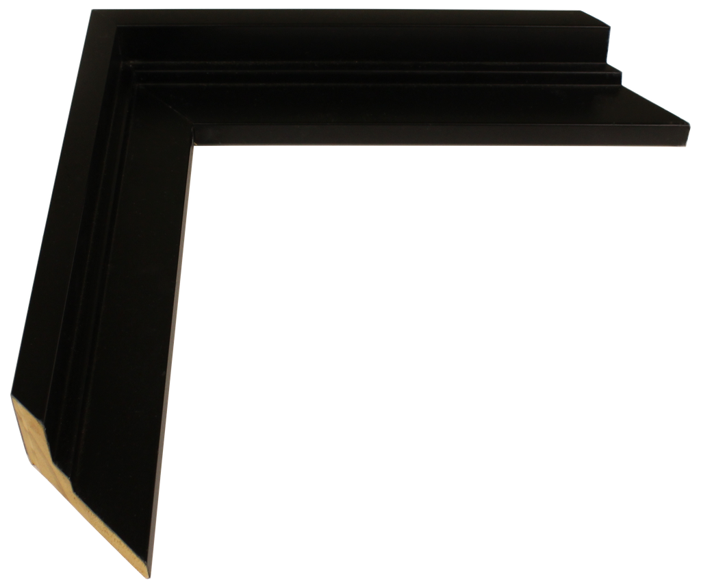 1810 - Black, ⅜", Wood Ready-Made Floater Frame