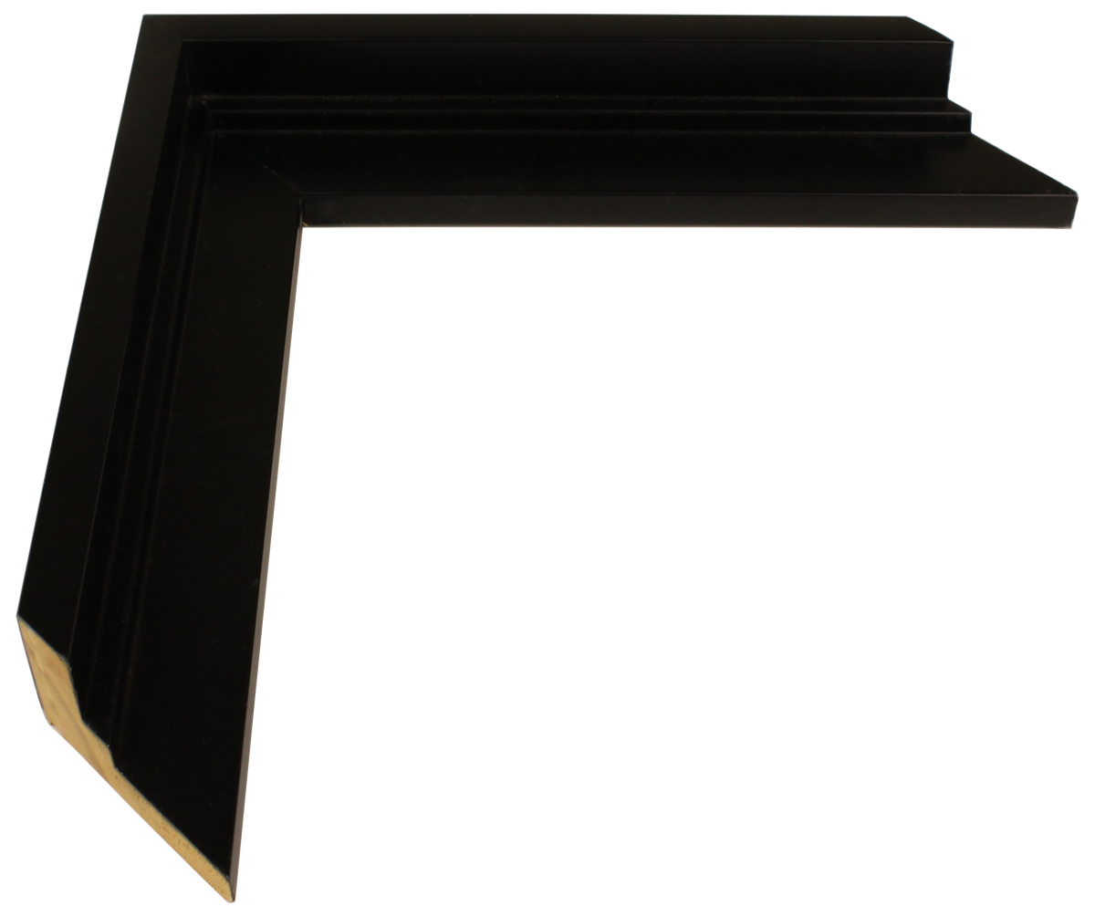 1810 - Black, ⅜", Wood Ready-Made Floater Frame