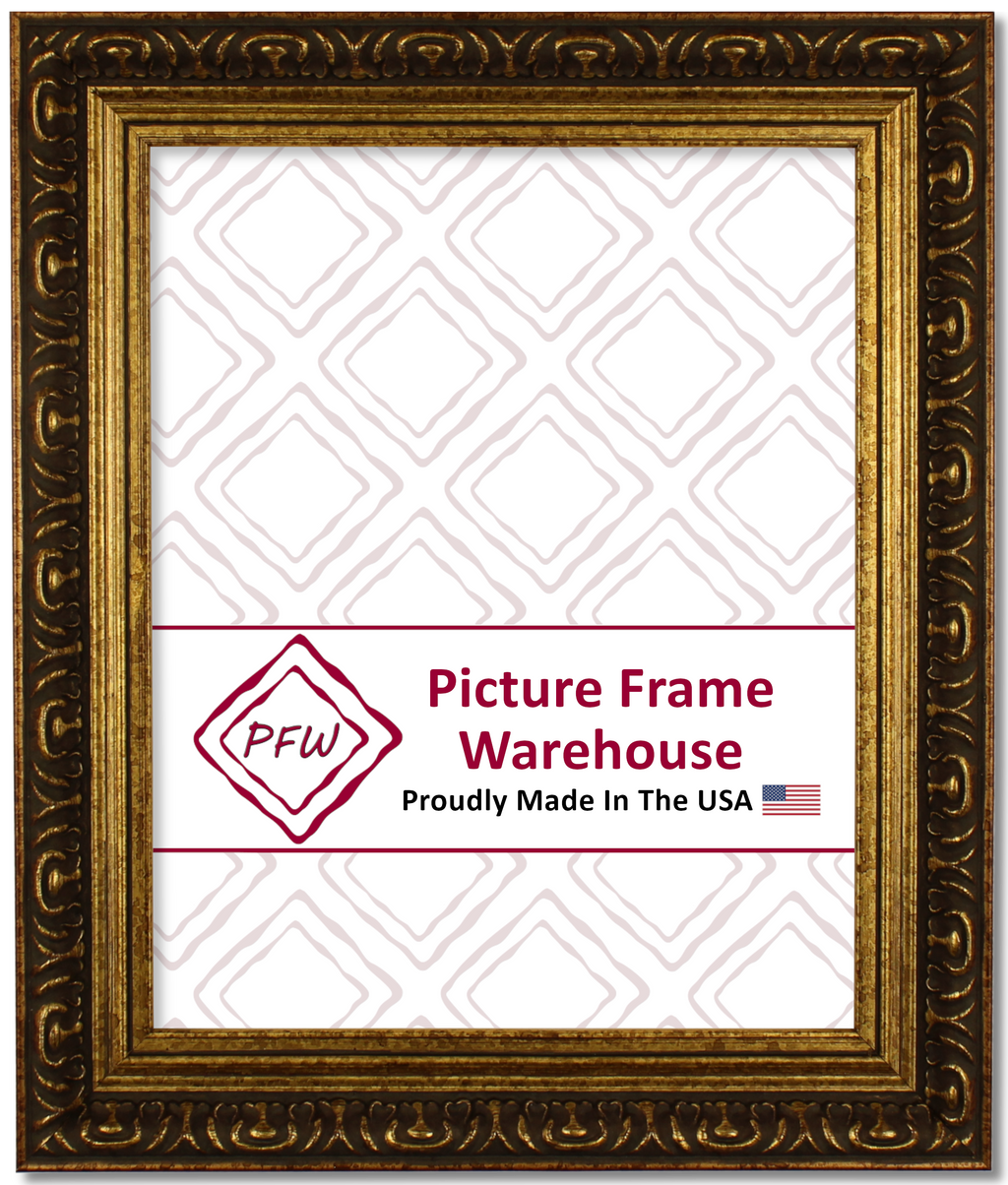 20081 - Mottled Gold, 1 ½", Wood Ready-Made Frame