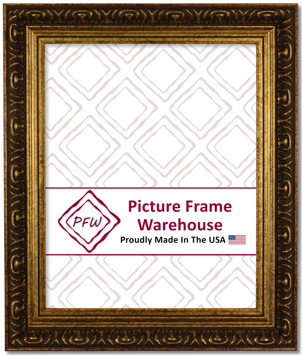 20081 - Mottled Gold, 1 ½", Wood Ready-Made Frame