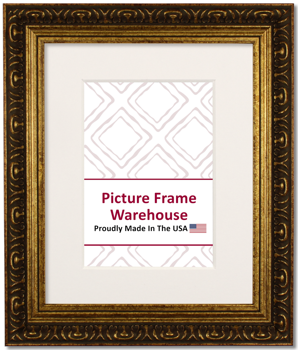 20081 - Mottled Gold, 1 ½", Wood Ready-Made Frame