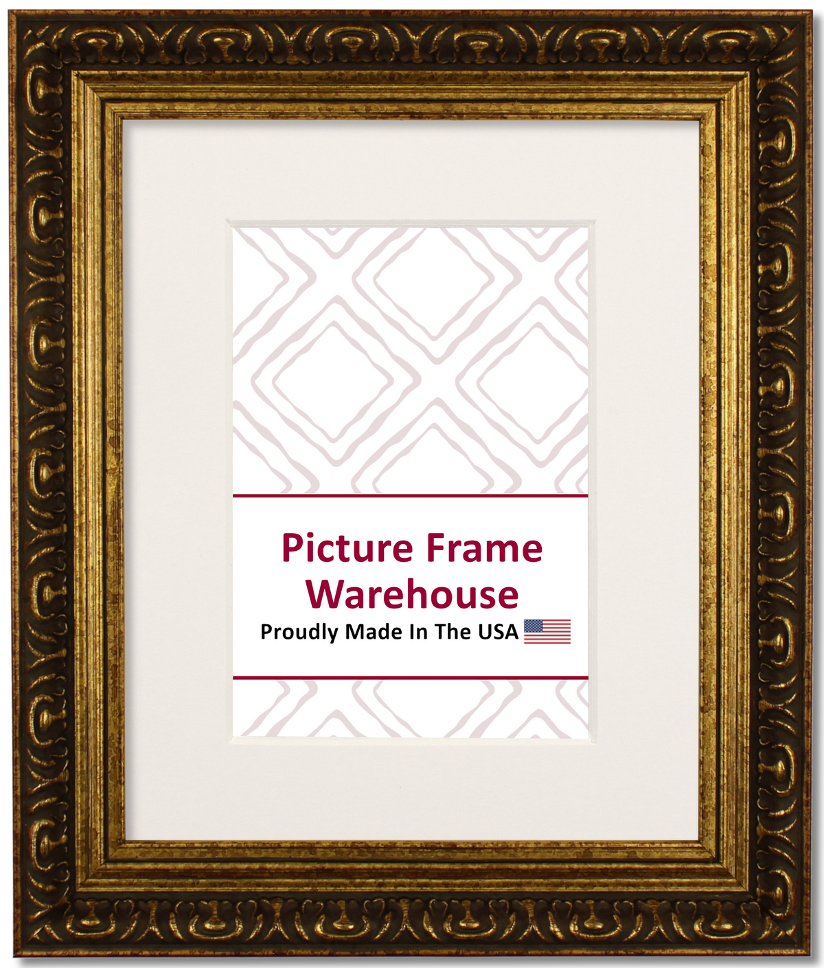 20081 - Mottled Gold, 1 ½", Wood Ready-Made Frame