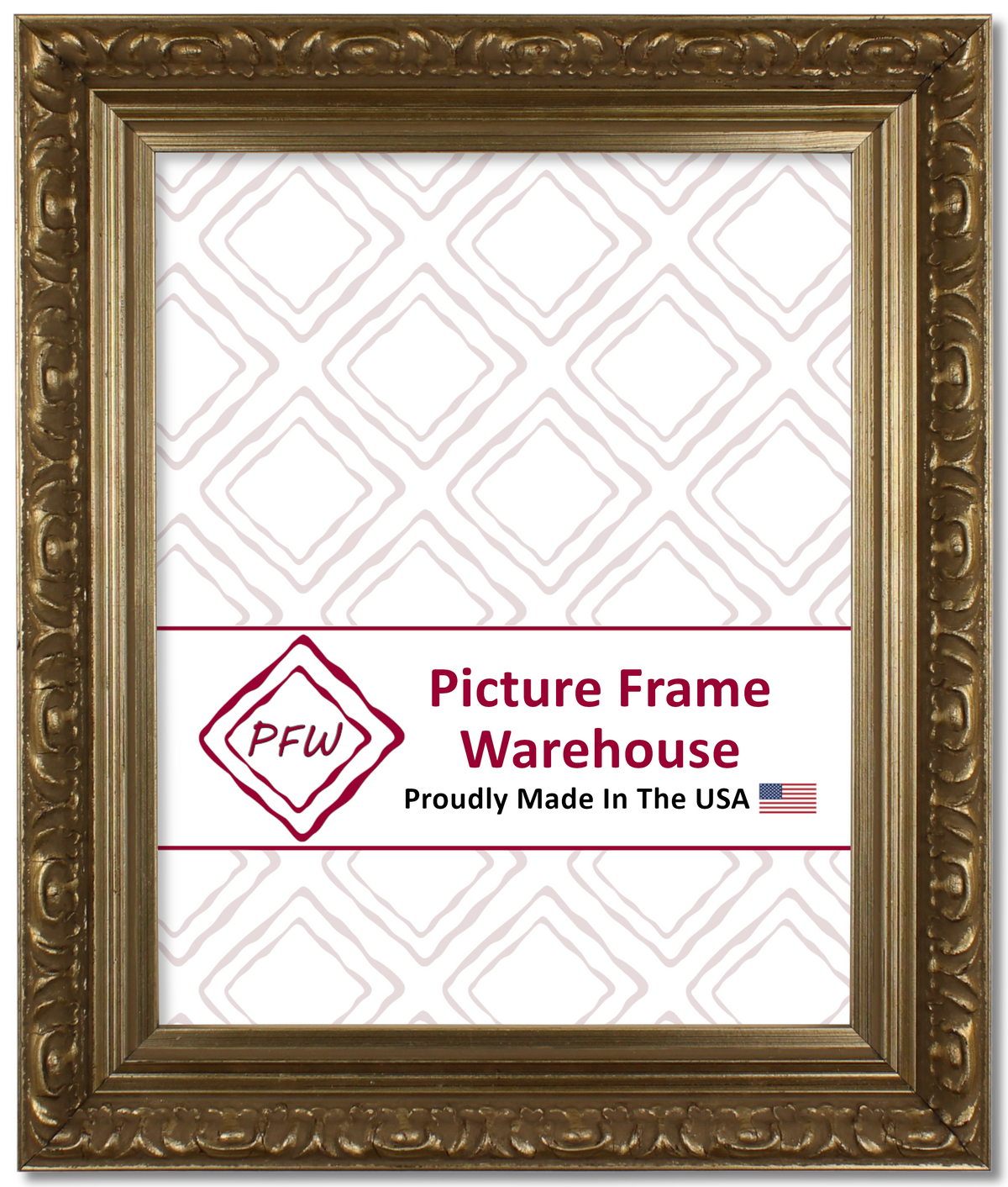 20083 - Champagne Gold, 1 ½", Wood Ready-Made Frame