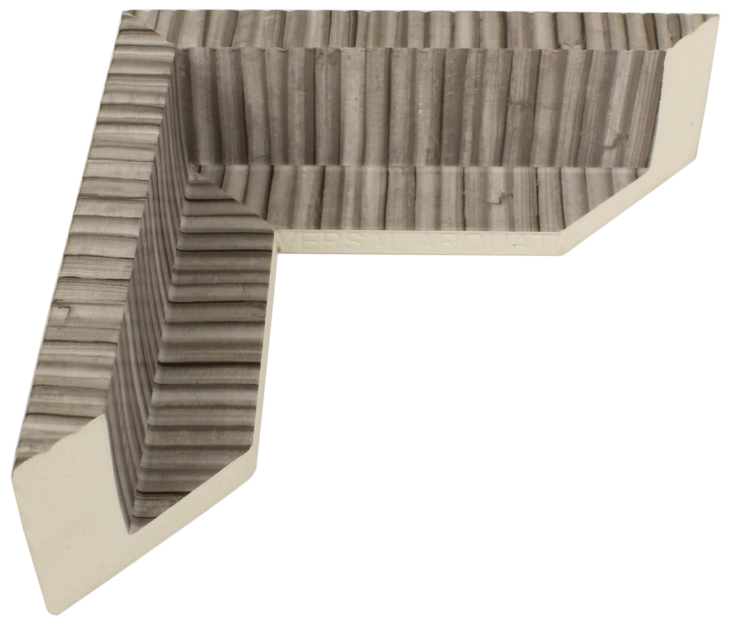 2204 - Grey Rattan, ⅝", Poly Ready-Made Floater Frame
