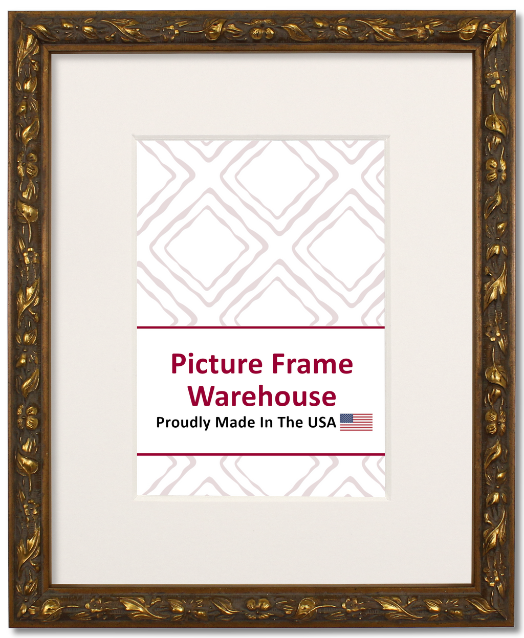 243-11 - Antiqued Gold, ¾", Wood Ready-Made Frame