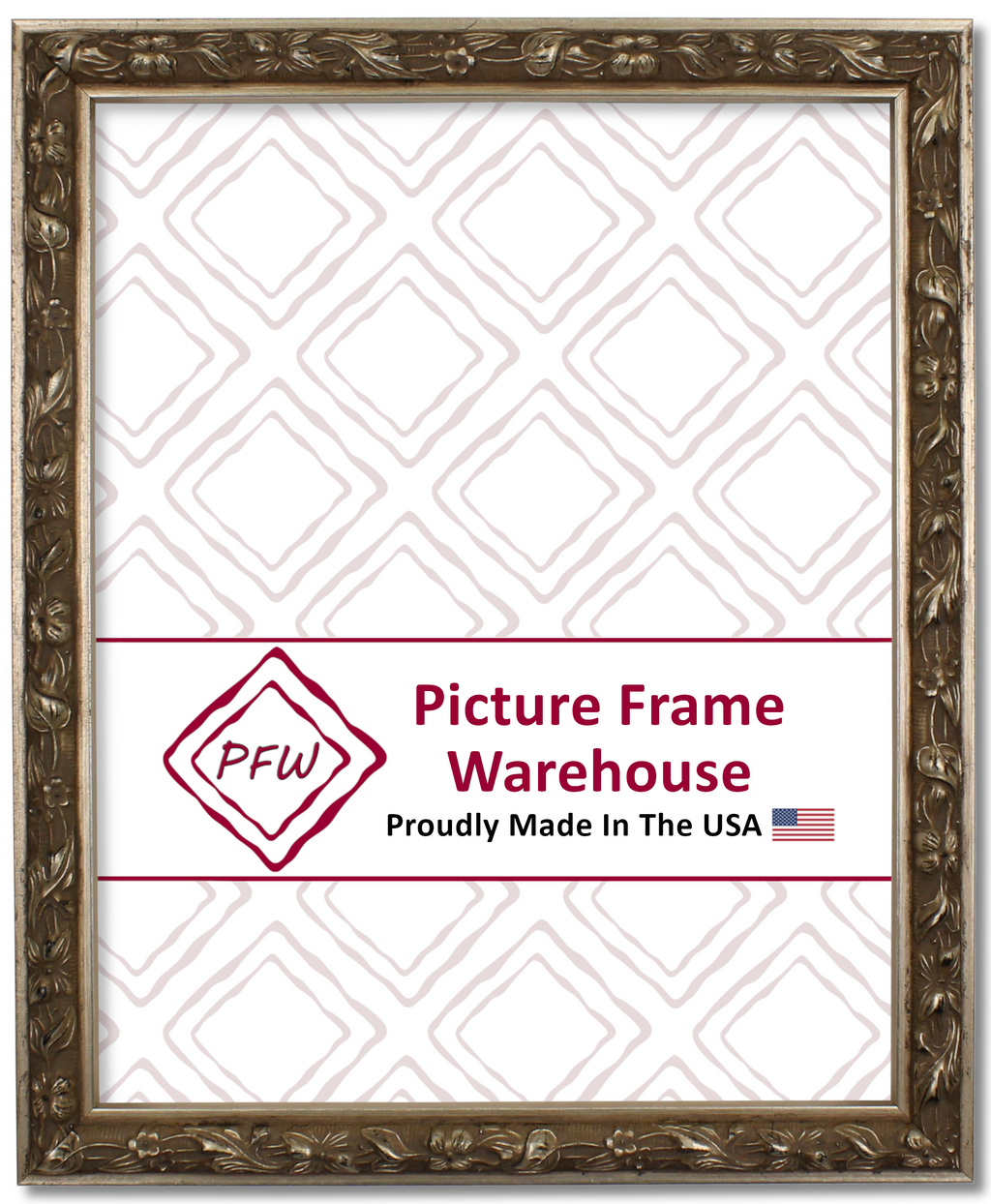 243-15 - Antiqued Silver, ¾", Wood Ready-Made Frame