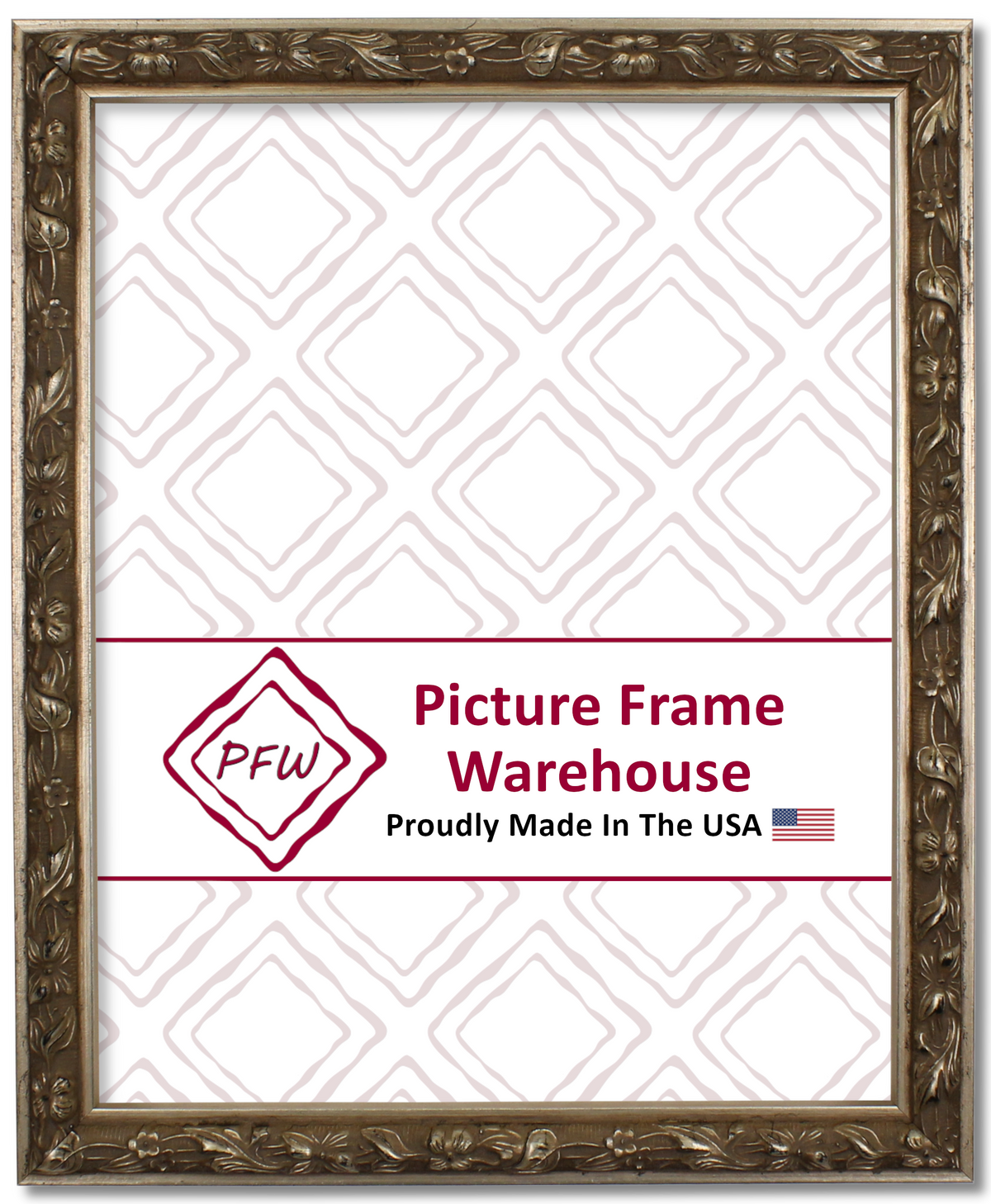 243-15 - Antiqued Silver, ¾", Wood Ready-Made Frame