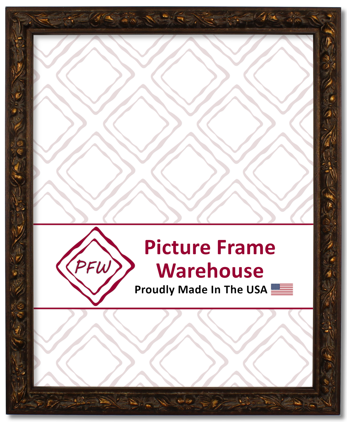 243-23 - Antiqued Bronze, ¾", Wood Ready-Made Frame