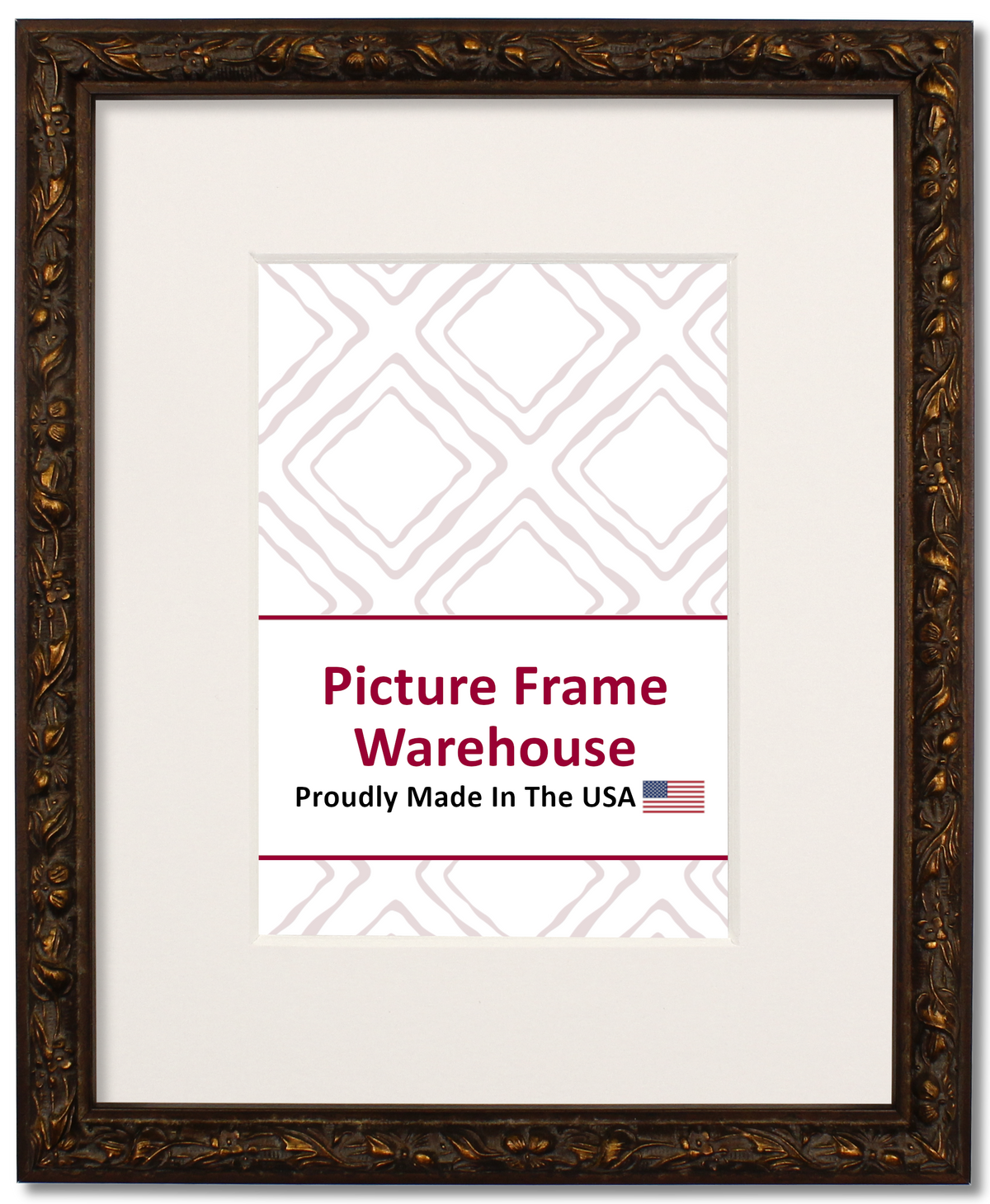 243-23 - Antiqued Bronze, ¾", Wood Ready-Made Frame