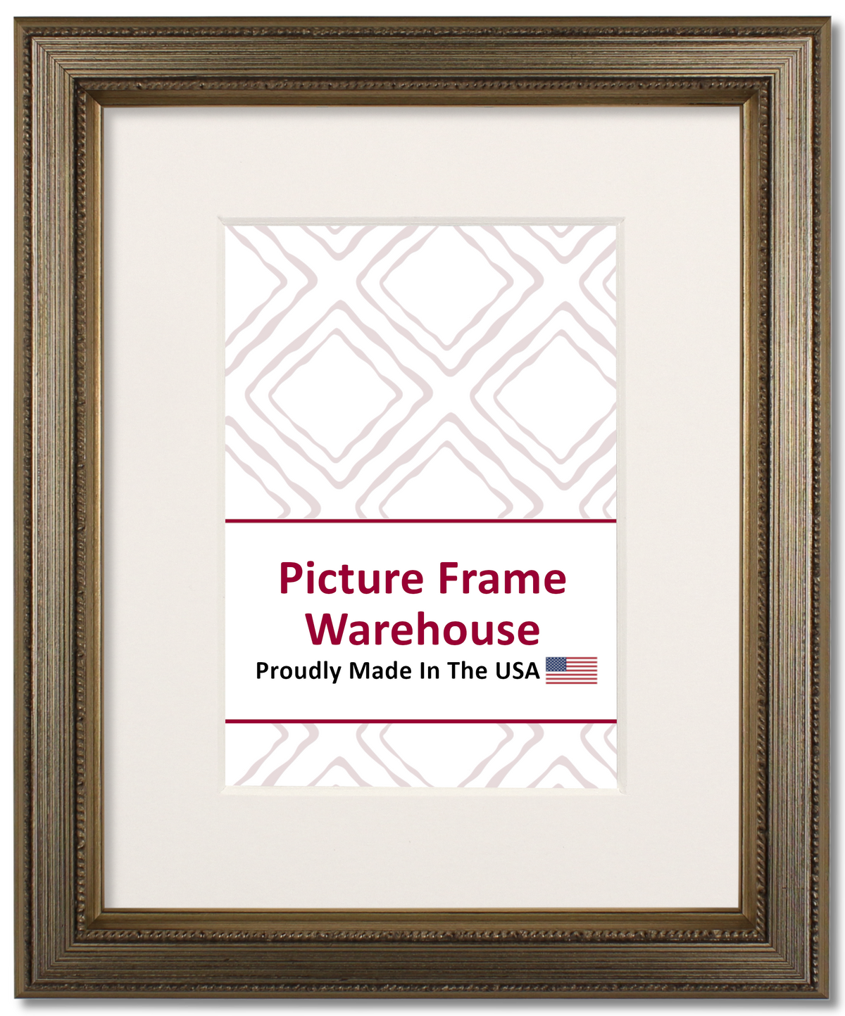 276-18 - Antiqued Silver, 1 ⅛", Wood Ready-Made Frame
