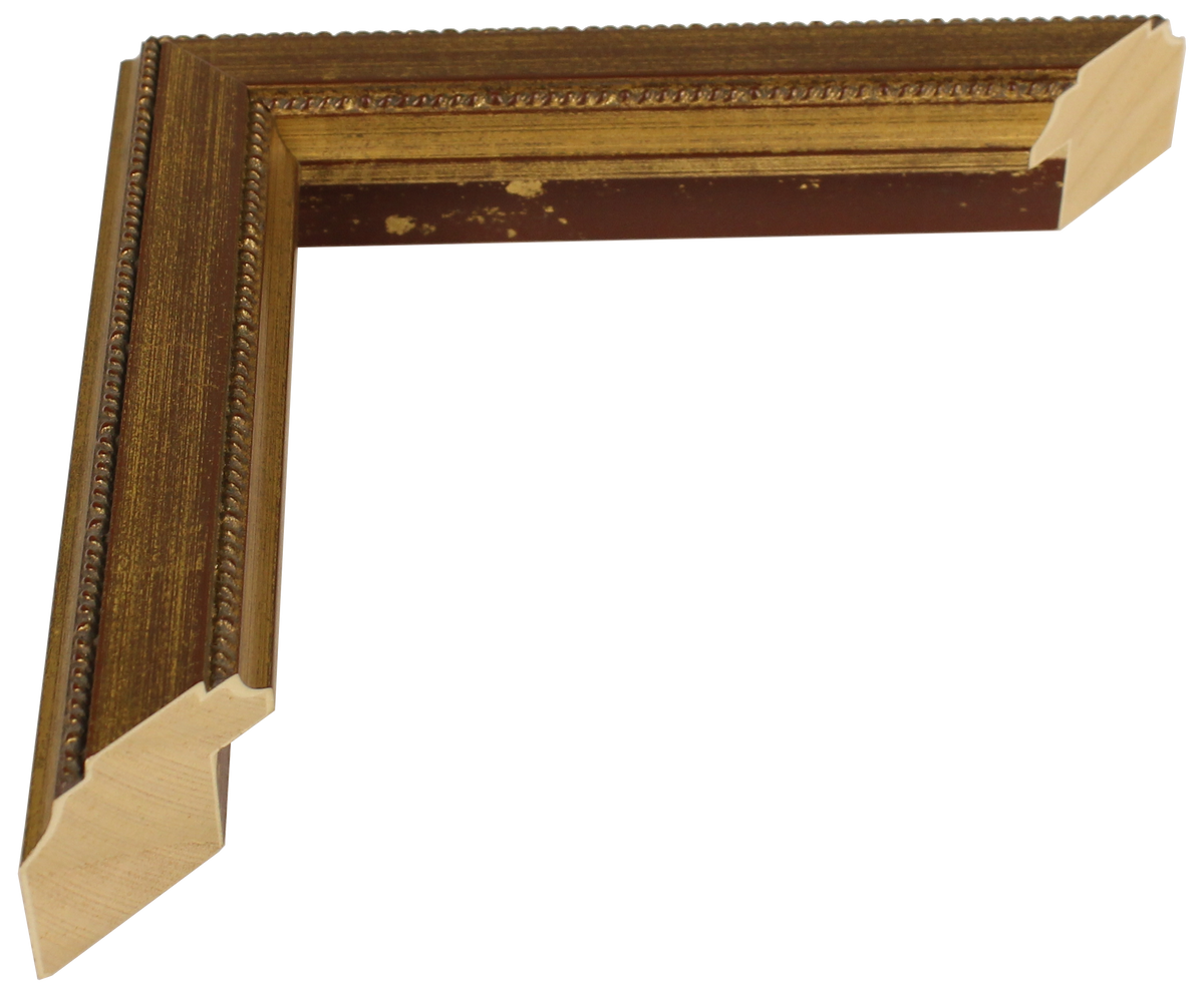 276-20 - Antiqued Gold, 1 ⅛", Wood Ready-Made Frame