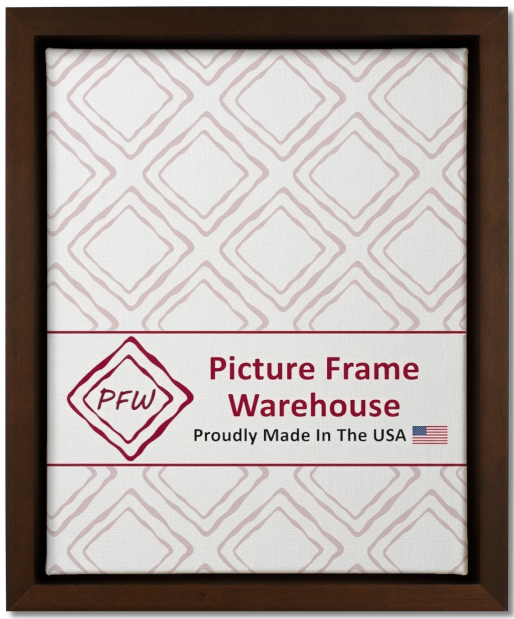 303-11 - Walnut, ½", Solid Wood Ready-Made Floater Frame