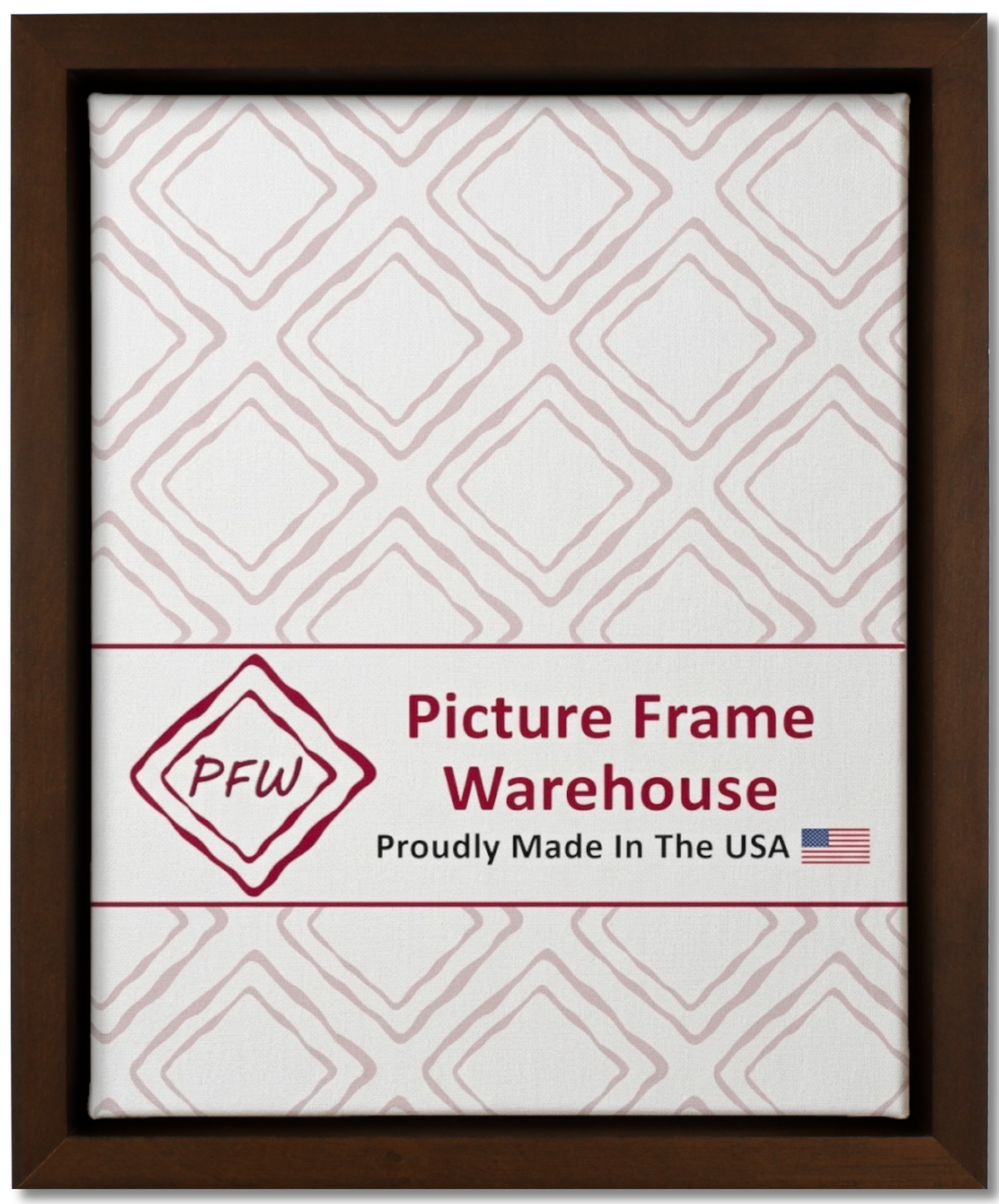 303-11 - Walnut, ½", Solid Wood Ready-Made Floater Frame