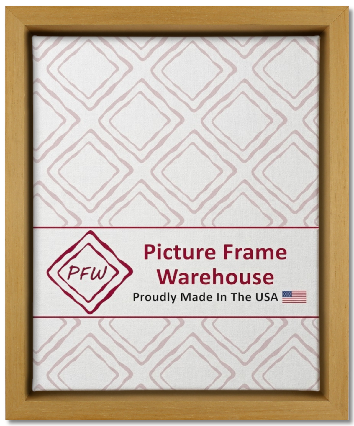 303-12 - Natural, ½", Solid Wood Ready-Made Floater Frame