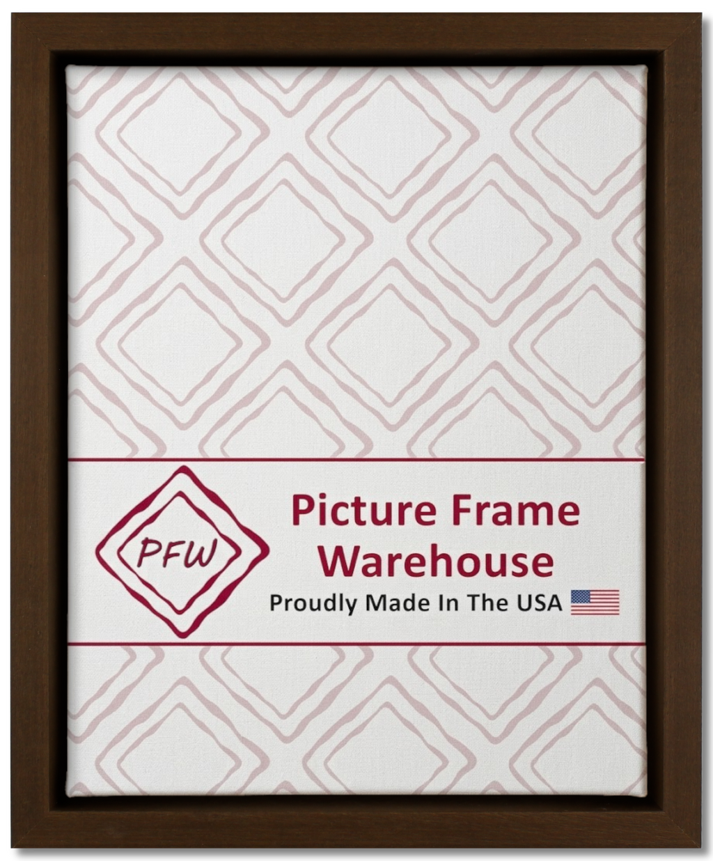 303-18 - Espresso, ½", Solid Wood Ready-Made Floater Frame