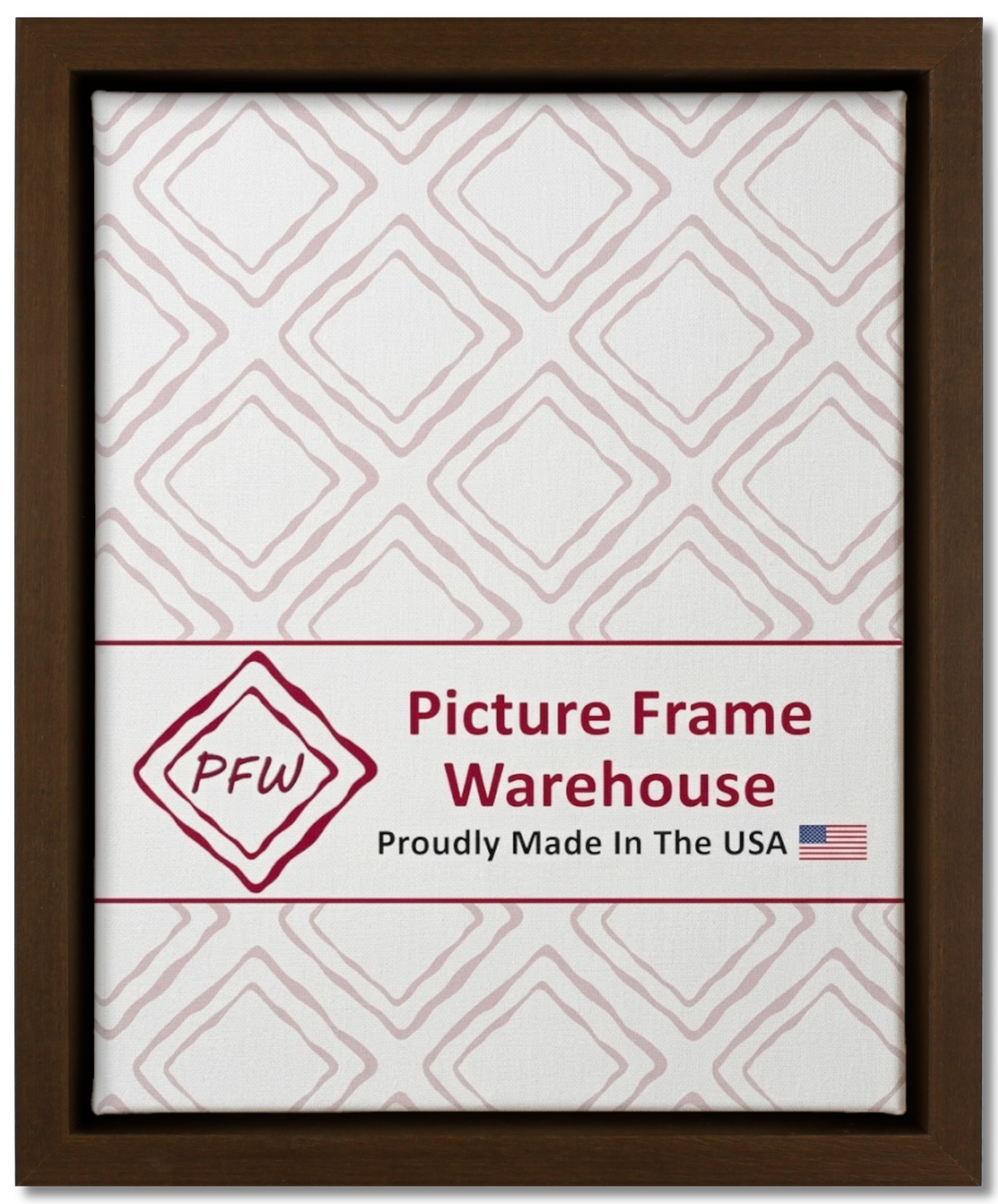 303-18 - Espresso, ½", Solid Wood Ready-Made Floater Frame