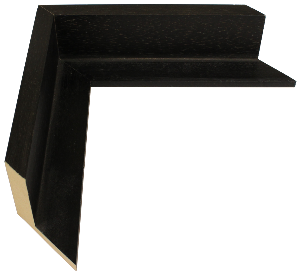 303-19 - Black, ½", Solid Wood Ready-Made Floater Frame