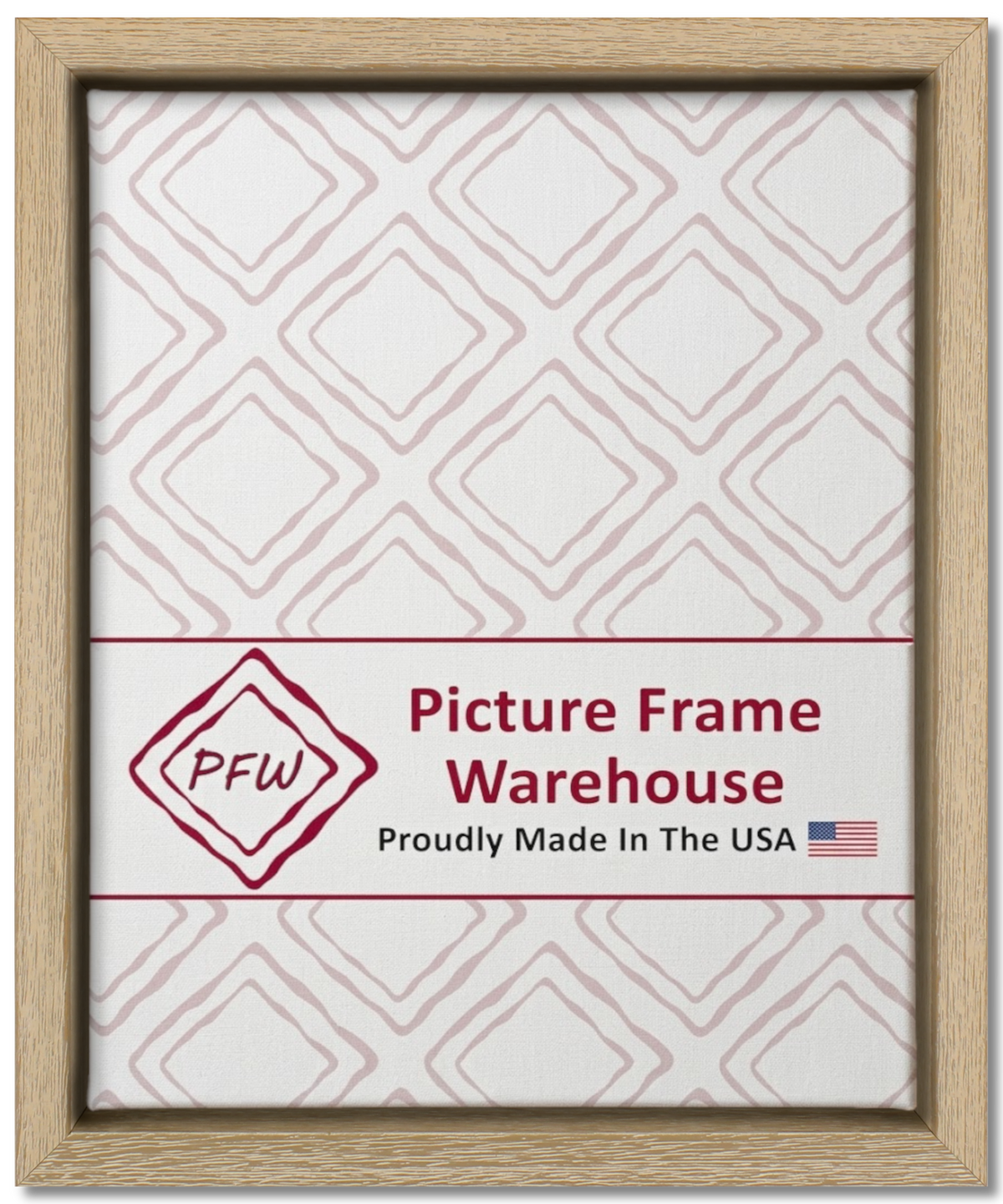 303-28 - White Wash, ½", Solid Wood Ready-Made Floater Frame