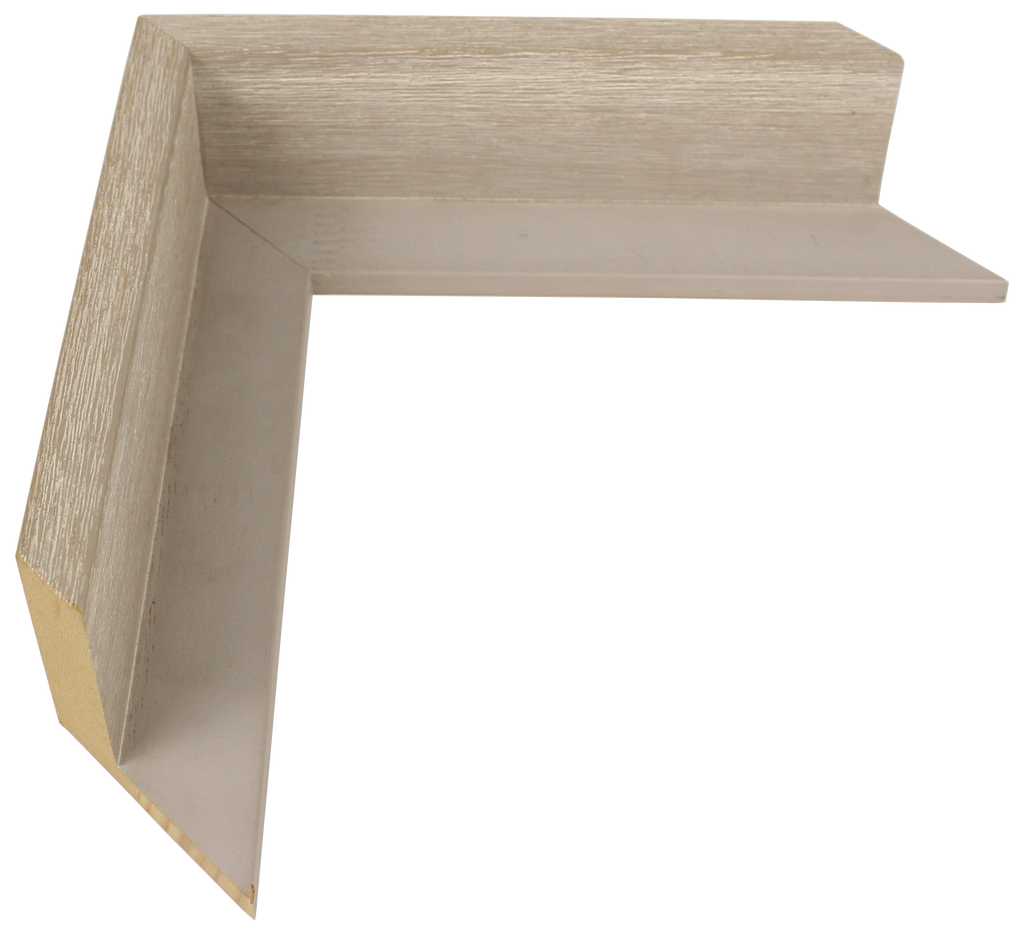 303-28 - White Wash, ½", Wood Floater Moulding