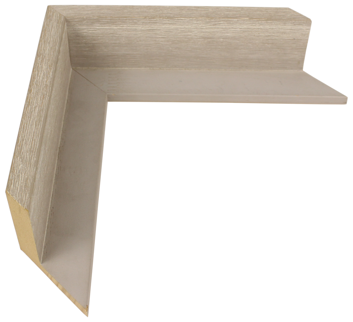 303-28 - White Wash, ½", Solid Wood Ready-Made Floater Frame