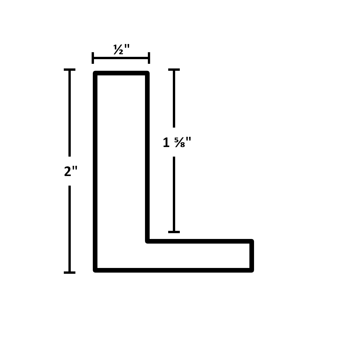 303-12 - Natural, ½", Solid Wood Ready-Made Floater Frame