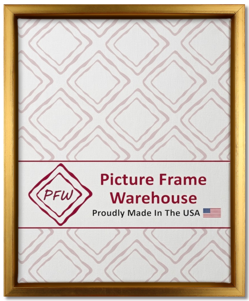 310-705 - Antiqued Gold, ⅜", Wood Ready-Made Floater Frame